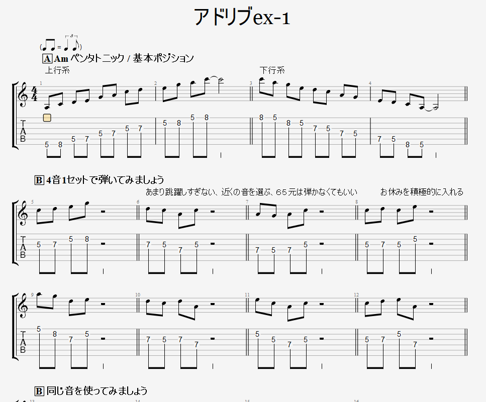 Guitar Proを使ったエレキギターレッスン